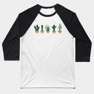Cactus Sticker Pack Baseball T-Shirt